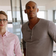 Melissa Benoist and Mechad Brooks in Supergirl (CBS)
